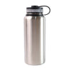 Silver Stainless Steel Double Wall Vacuum-insulated Drink Water Bottle (1000 Ml)