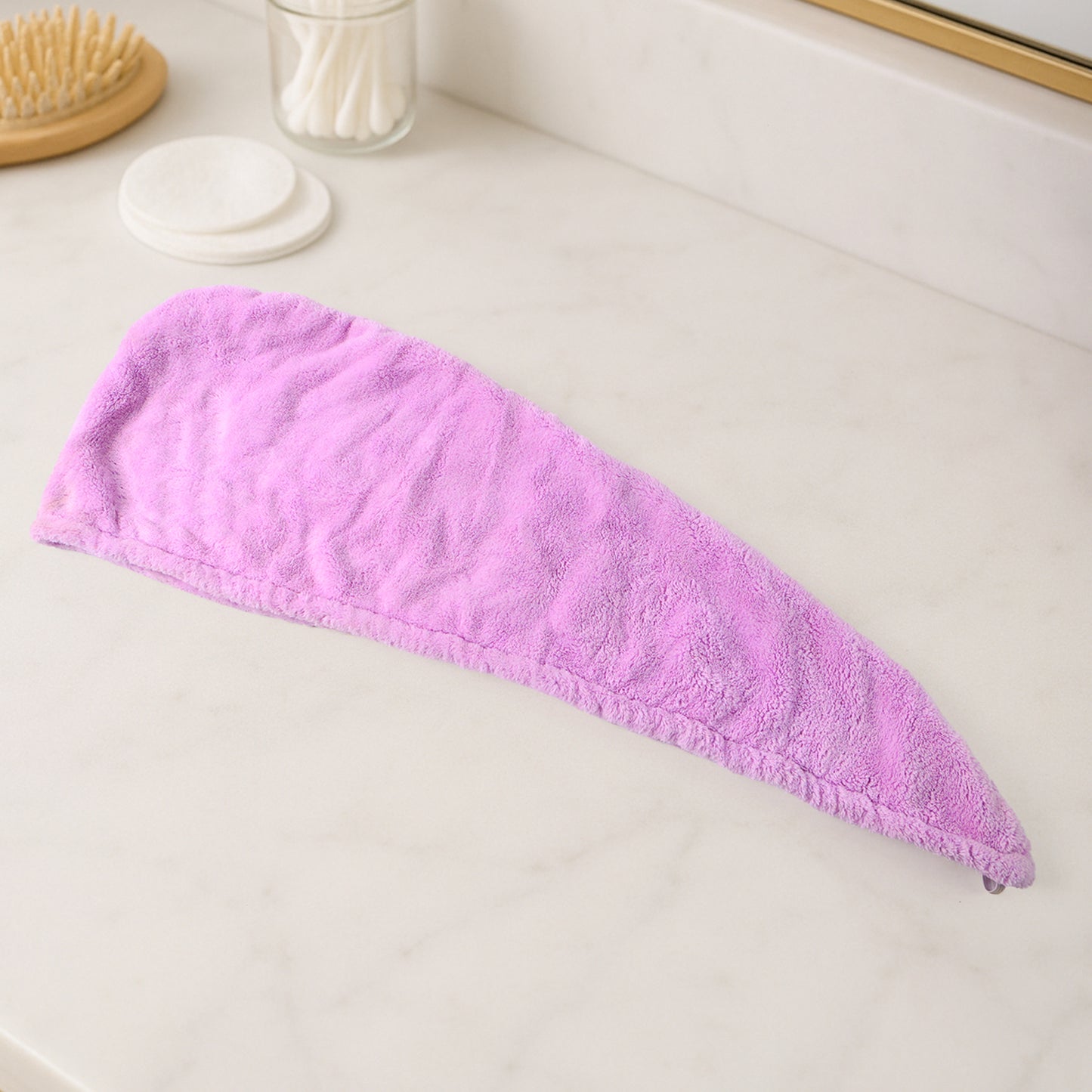 Microfiber Hair Drying Towel Wrap - Quick Absorbent Turban