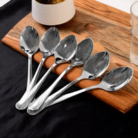 Supermom Stainless Steel Dining Spoons (6 Pc  Set)