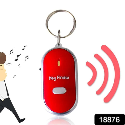 Whistle Key Finder - Anti-Lost Keychain with LED Light