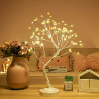 108 LED Birch Fairy Lamp – 8 Modes, USB/Battery, Home Decor - LootFaat