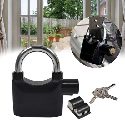 Plastic Body Waterproof Siren Alarm Smart Alarm Lock  3 Keys (1 Set) - second image