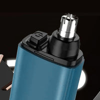 Easy Trim Compact Nose Hair Trimmer – 7000RPM Precision Safe Design, Waterproof & Rechargeable