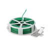 Plastic Twist Tie Wire Spool With Cutter For Garden Yard Plant 50m (Green)