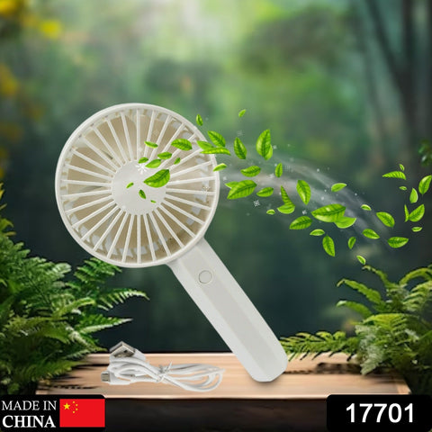 Mini Handheld Fan Portable Rechargeable Mini Fan Easy to Carry, for Home, Office, Travel and Outdoor Use (Battery Not Included)