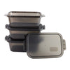 Rectangular Food Storage Containers - (3 Pc  Set)