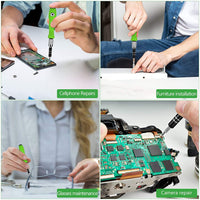 32 In 1 Mini Screwdriver Bits Set With Magnetic Flexible Extension Rod - LootFaat