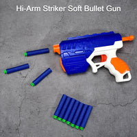Hi-arm Gun With 10xfoam Suction Bullet Made With Abs Plastic Solid Build Target Shooting - LootFaat