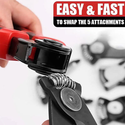 5 In 1 Wire Stripper Pliers Set Soft Grip Anti-slip Alloy Steel Cutting Gripping Stripping - second image