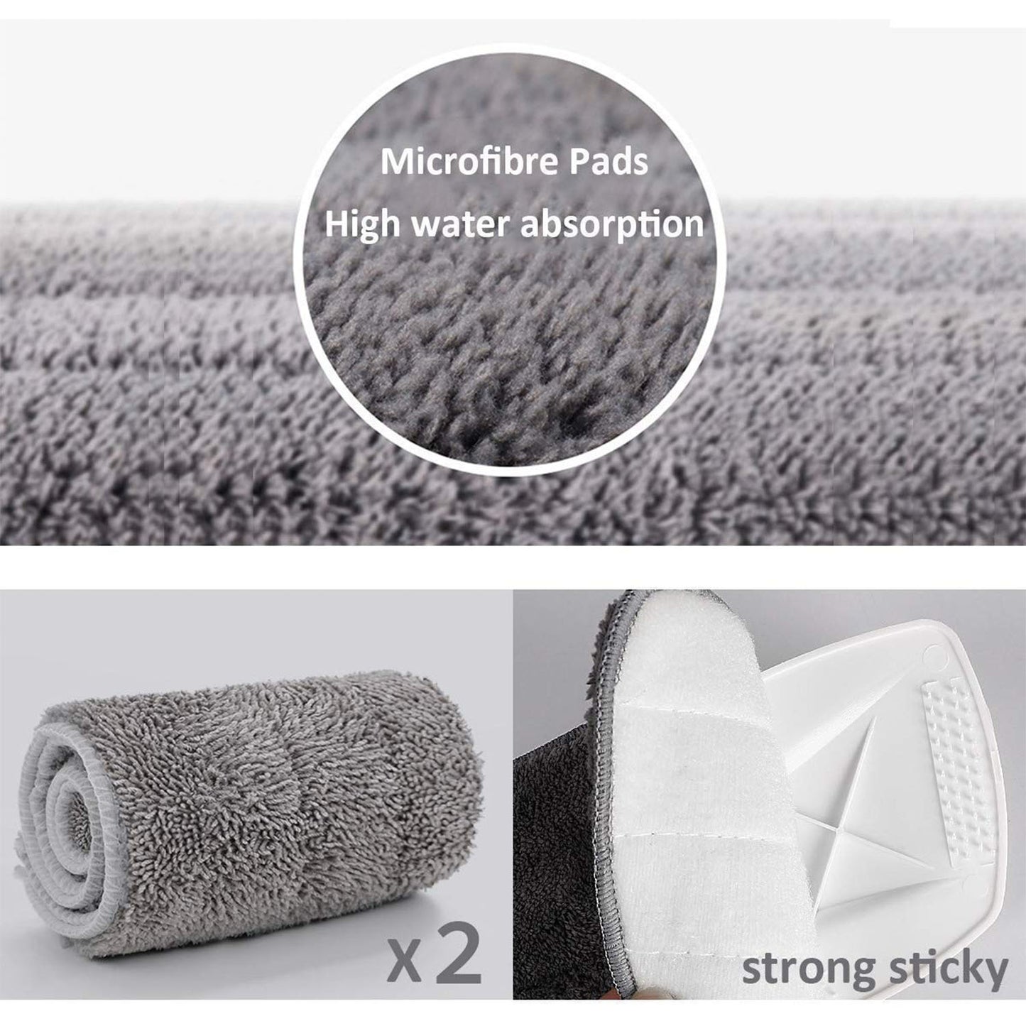 Spray Mop for Floor Cleaning with Washable Microfiber Pad
