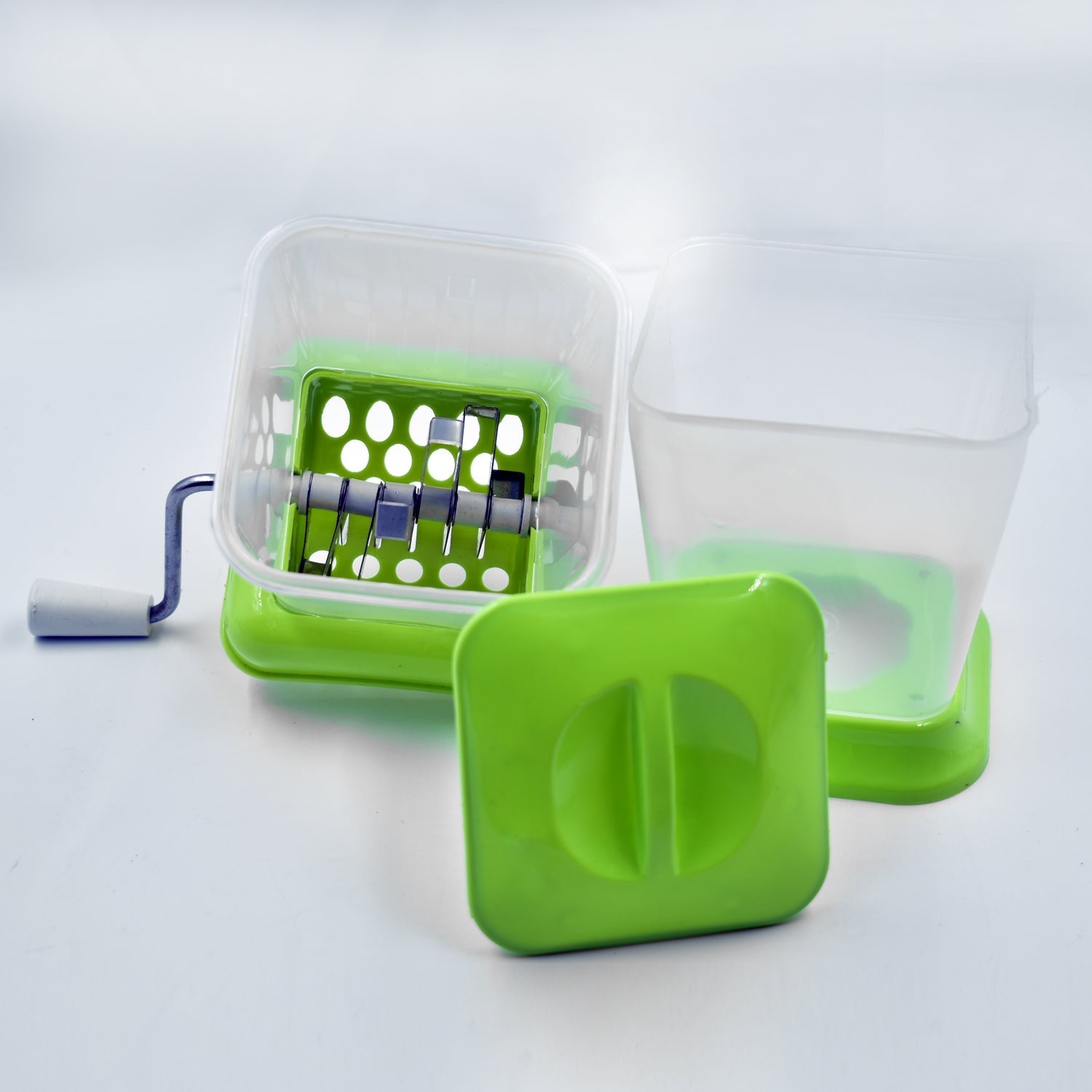 Small Onion Chopper  Vegetable Chopper Quick Cutter With Rotating Blade - LootFaat