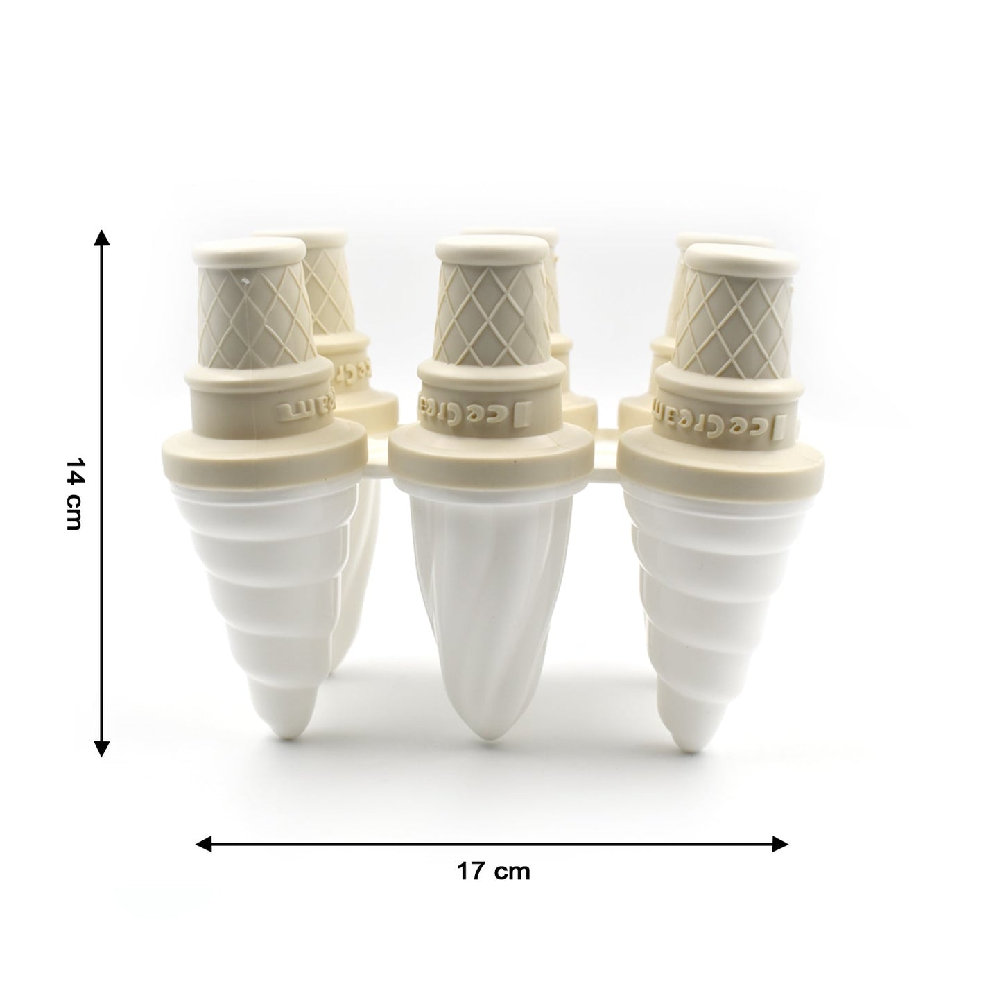 6 Pc Ice Cream Mold Used For Making Ice-creams In All Kinds Of Places Including Restaurants And Ice-cream Parlours Etc. - LootFaat