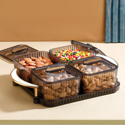 Luxury Delight 4-piece Dryfruit Storage Box (1 Set) - second image