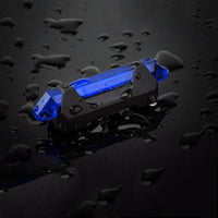 Rechargeable Waterproof Bicycle Front LED Light - 4 Modes, Blue