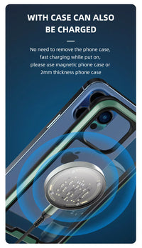 Transparent Magnetic Wireless Charger for iPhone 12/13/15/16/17
