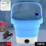 Portable Washing Machine, Mini Folding Washer and Dryer Combo, for Underwear, Socks, Baby Clothes, Travel, Camping, RV, Dorm, Apartment 