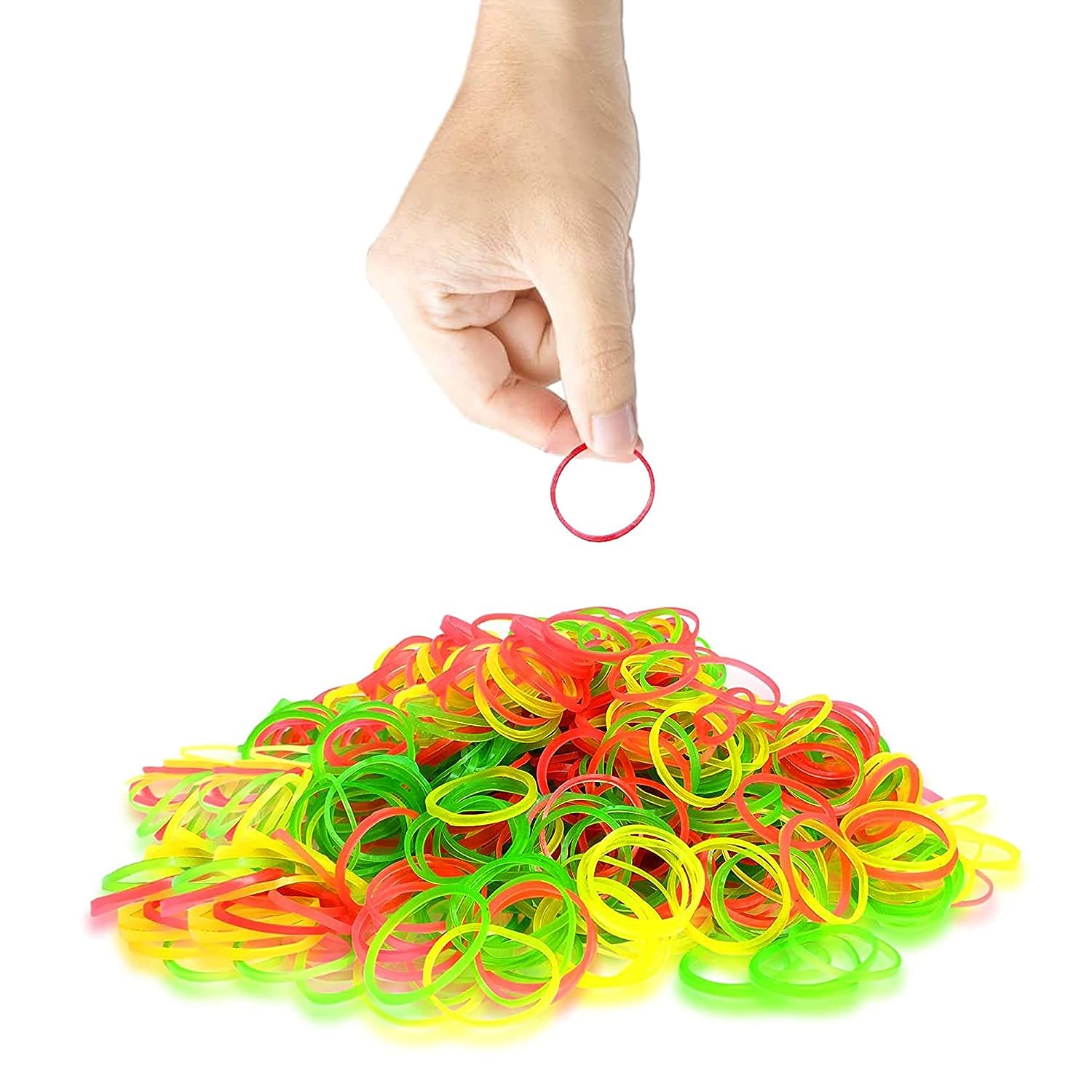 Rubber Band For Officehome And Kitchen Accessories Item Products Elastic Rubber Bands Flexible Reusable Nylon Elastic Unbreakable For Stationery School Multicolor - LootFaat