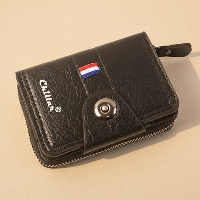 Premium Black Zip-around Card Holder Wallet (1 Pc) - second image