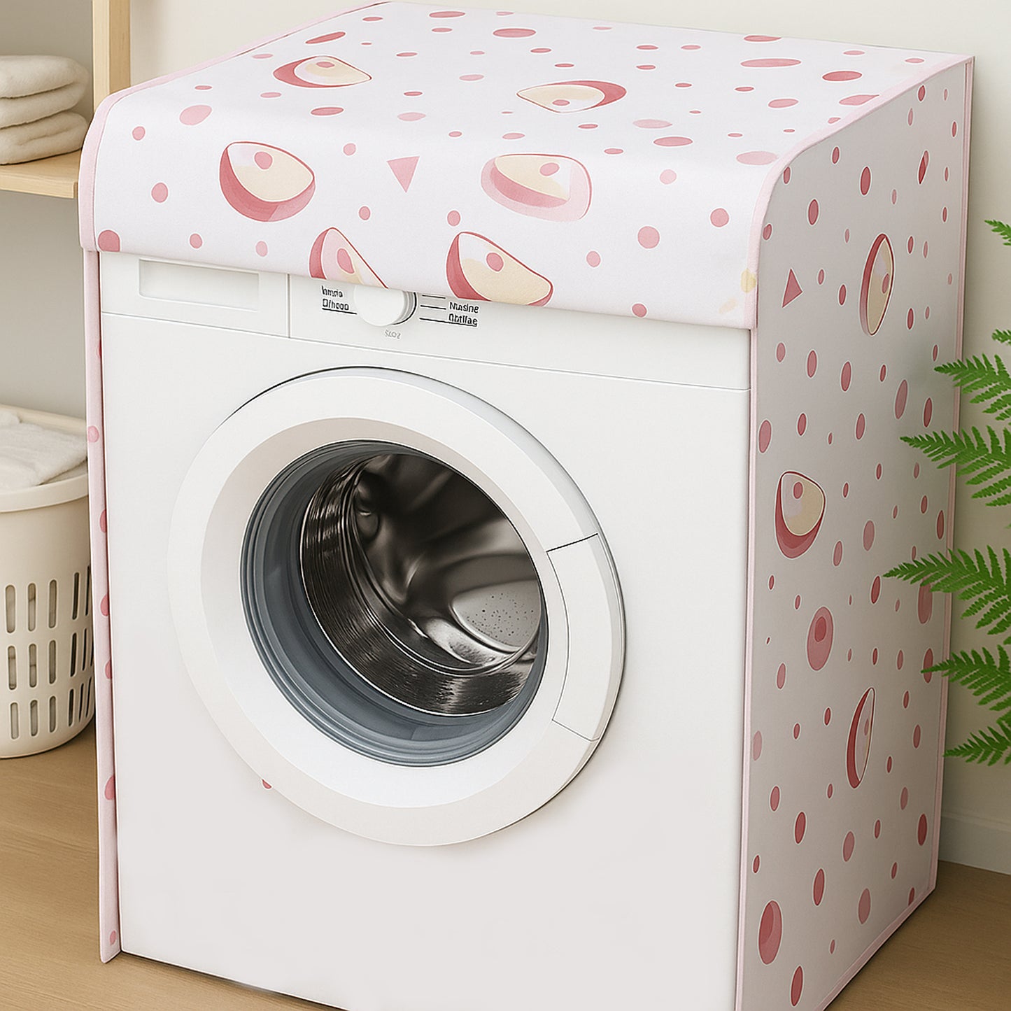 Waterproof Washing Machine Cover 58x62x85 Cm (1 Pc   Mix Design)