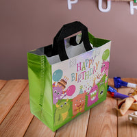 Birthday Gift Bag Reusable Party Gift Bags (1 Pc  Mix Design)