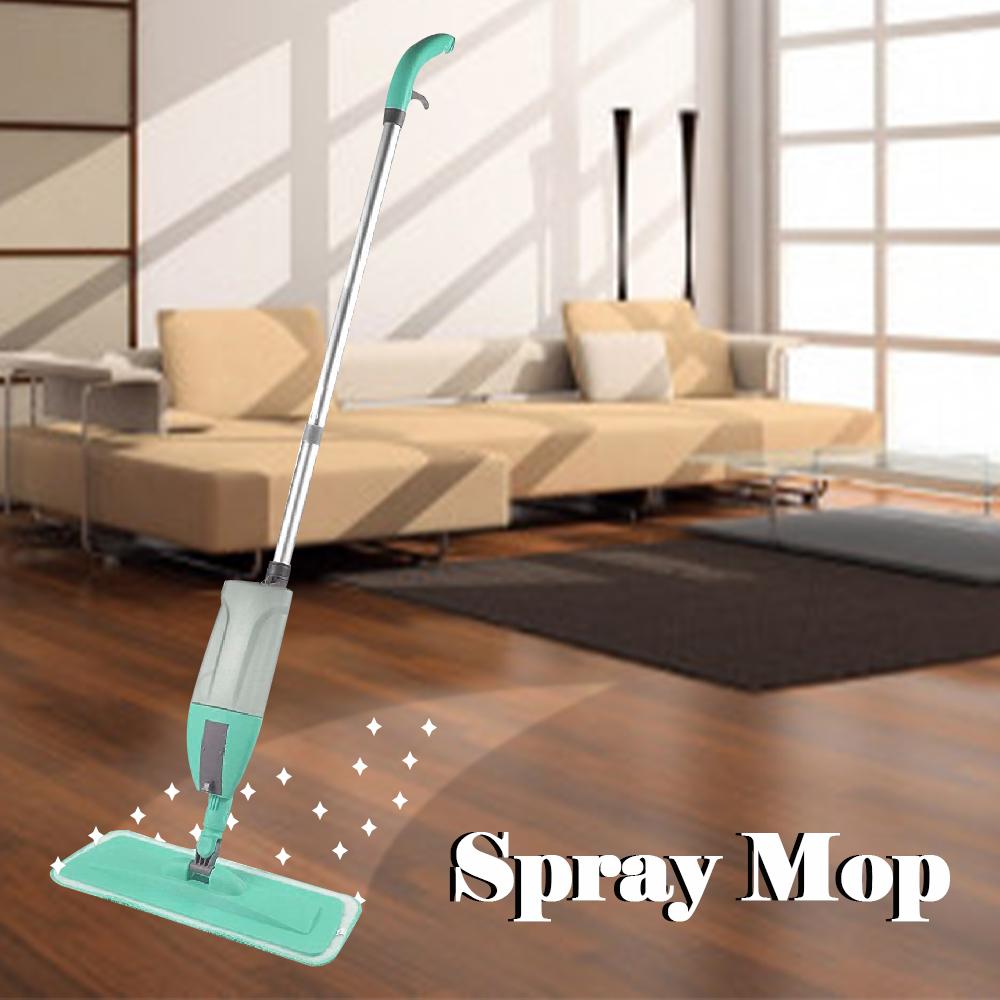 Cleaning 360 Degree Healthy Spray Mop With Removable Washable Cleaning Pad - LootFaat