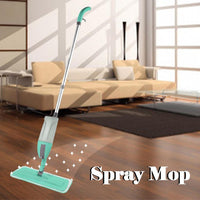 Cleaning 360 Degree Healthy Spray Mop With Removable Washable Cleaning Pad - LootFaat
