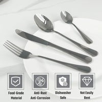 Premium Stainless Steel Polished Cutlery Set (24 Pc)