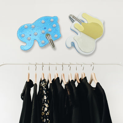 Multipurpose Strong Hook Self-adhesive Hooks For Wall Heavy Plastic Hook Sticky Hook Household For Home  Decorative Hooks Bathroom  All Type Wall Use Hook  Suitable For Bathroom Kitchen Office - second image