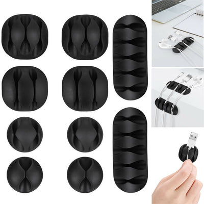 1334 Cable Clips Multi Purpose Cable Organizer  Wire Holder For Desk And Table Use - second image