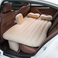 Car Inflatable Bed with Pillows & Air Pump - Travel Camping Mattress