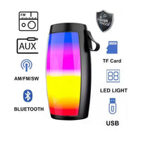 6063 Wireless Bluetooth Speaker Disco Light Speaker For Traveling  Party   Home  Office Use Best Speaker