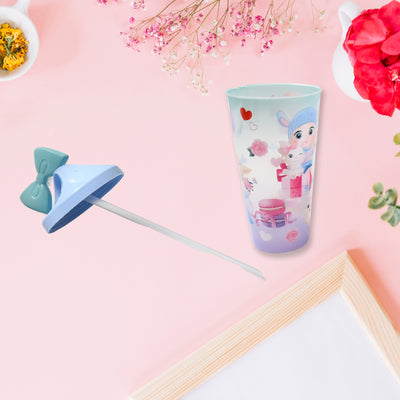 Led Light Unicorn Water Bottletumbler Mug With Straw  Lid For Kids Glitter Sipper With Toy Drinking Cups For Boys And Girls Schooltuitiongym Picnic Kids And Adults Birthday Return Gifts - second image