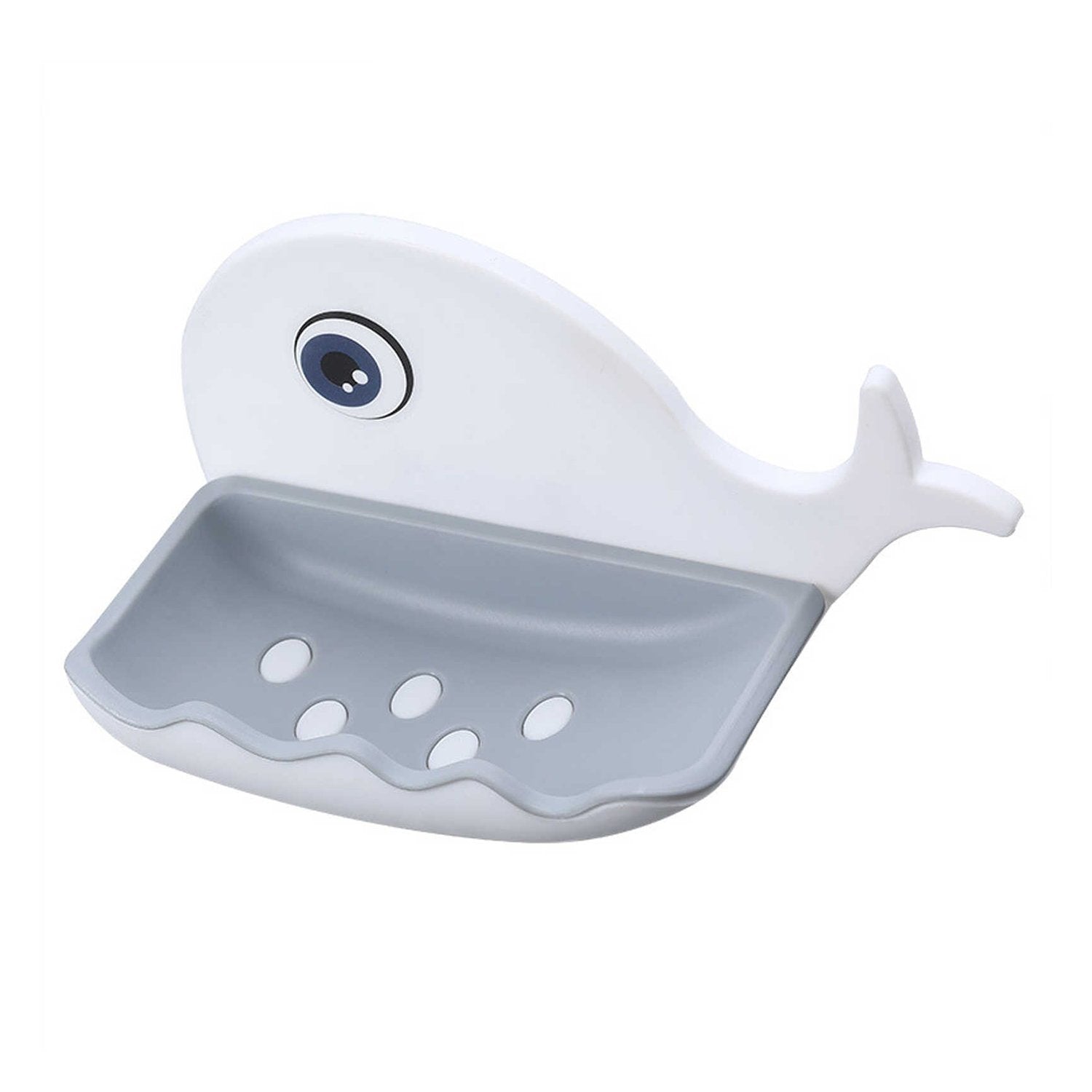 Fish Shape Double Layer Adhesive Waterproof Wall Mounted Soap Bar Holder Stand Rack For Bathroom Shower Wall Kitchen - LootFaat