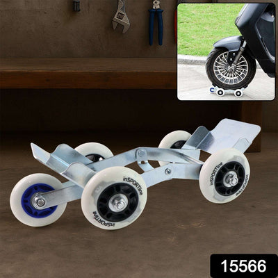 Universal Scooter Parking Roller Stand with Heavy-Duty Wheels