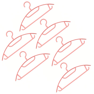 Ganesh Set Of 6 Durable Plastic Cloth Hangers