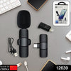 Wireless Lapel Microphone for iPhone & Type-C - Noise Cancelling Clip-On Mic