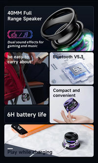 Wireless Portable Magnetic Bluetooth Speaker