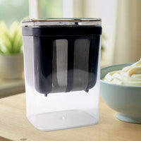 2 In 1 Multifunctional Yogurt Strainer With Storage Container  1100 Ml (1 Set)