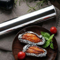 Aluminum Foil Roll Heavy Duty Non Stick Thick Aluminum Foil Sheet Baking Grilling Tool (5mx300mm) - LootFaat