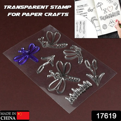 Clear Silicone Stamps - Mix Design Set for DIY Crafts - second image