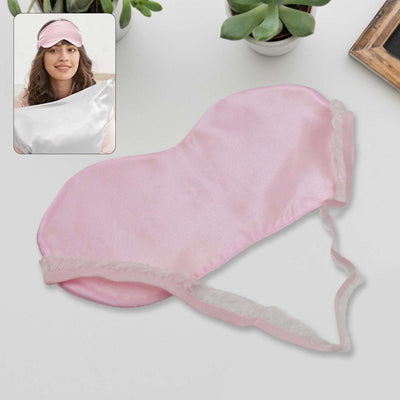 Satin Sleep Mask - Soft & Comfortable Blindfold for Travel, Shift Work & Meditation