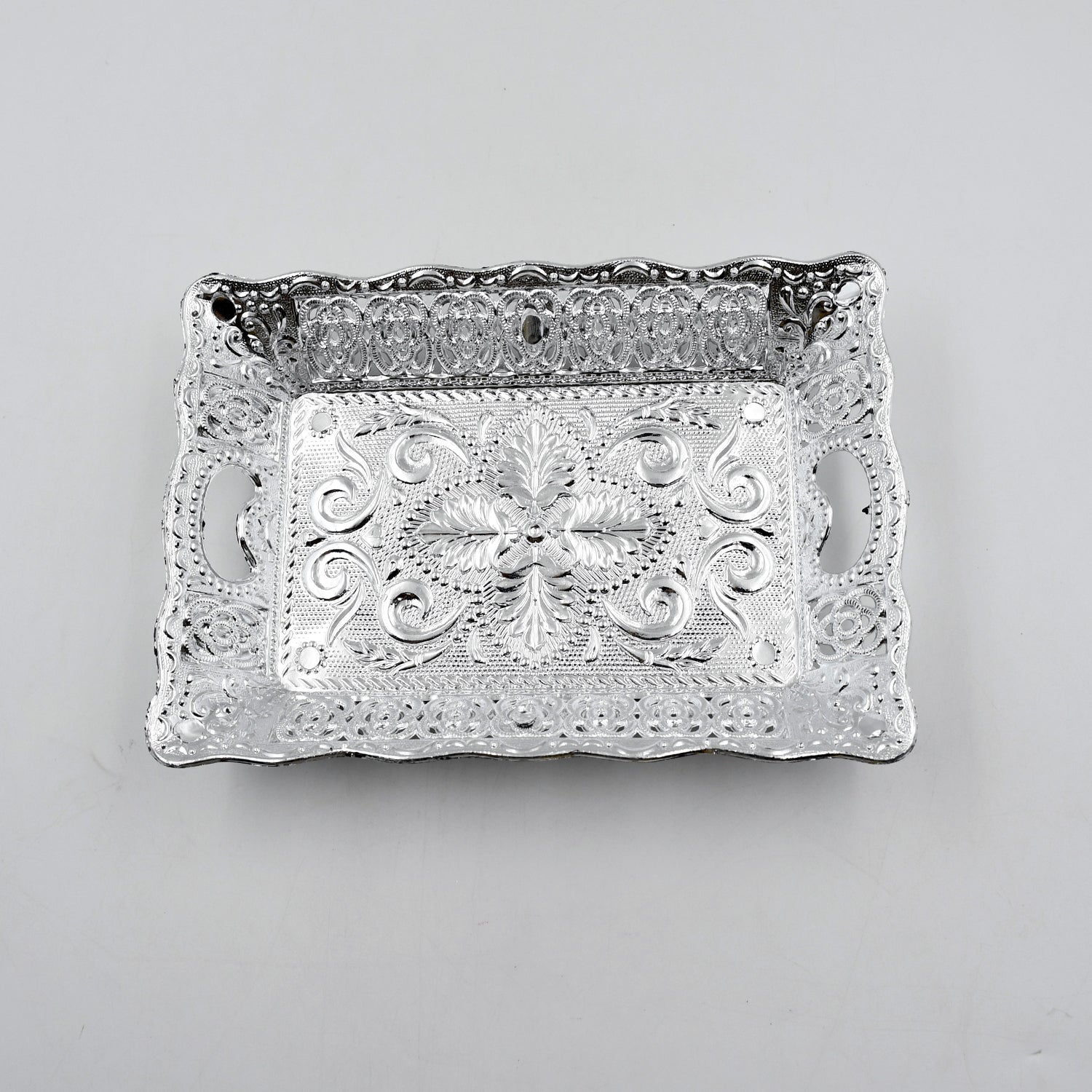 Decorative Mukhwas Serving Tray Serving Mukhwas Plate Fancy Candy Tray Dry Fruit Serving Tray - LootFaat
