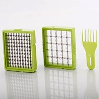 2 In 1 Potato Chipser  Slicer French Fries Maker Finger Chips  Plastic  Two Blades Finger Chips Cutter For Kitchen Accessoryvegetable Fruit Slicer (1 Pc) - LootFaat