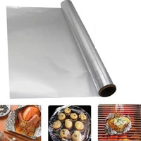 5989 Premium Quality Food Grade Aluminum Foil Roll Heavy Duty Non Stick Thick Aluminum Foil Sheet Baking Grilling Tool 72mtr (1pc)