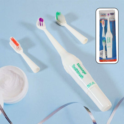 Electric Toothbrush For Adults And Teens Electric Toothbrush Battery Operated Deep Cleansing Toothbrush With Extra Brush Heads (Battery Not Included)