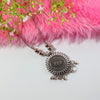 Oxidised Silver Traditional Long Necklace (1 Pc)