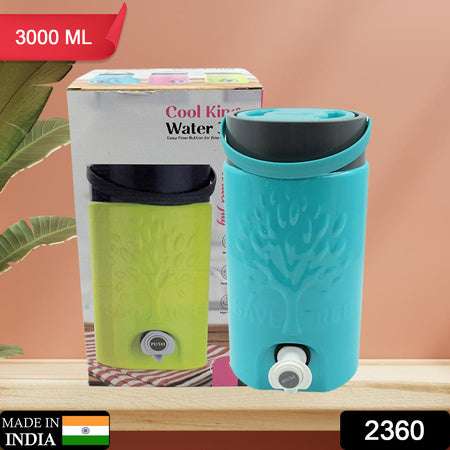 Insulated Plastic Water Rover Jug With A Sturdy Handle Water Jug Camper With Tap Plastic Insulated Water Water Storage Cool Water Storage For Home  Travelling (3000 Ml) - LootFaat