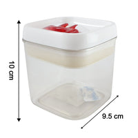 Lockable red-lid storage container for daily use