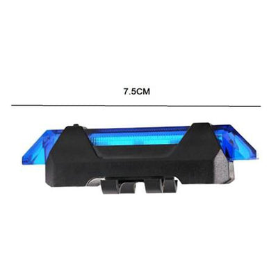 Rechargeable Waterproof Bicycle Front LED Light - 4 Modes, Blue - second image