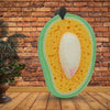 Sponge Household Kitchen Mango Shape Bowl Dish Washing Cleaning Pad Cleaner Bath Cleaning Sponge Dishwashing Sponge Mango (1 Pc)